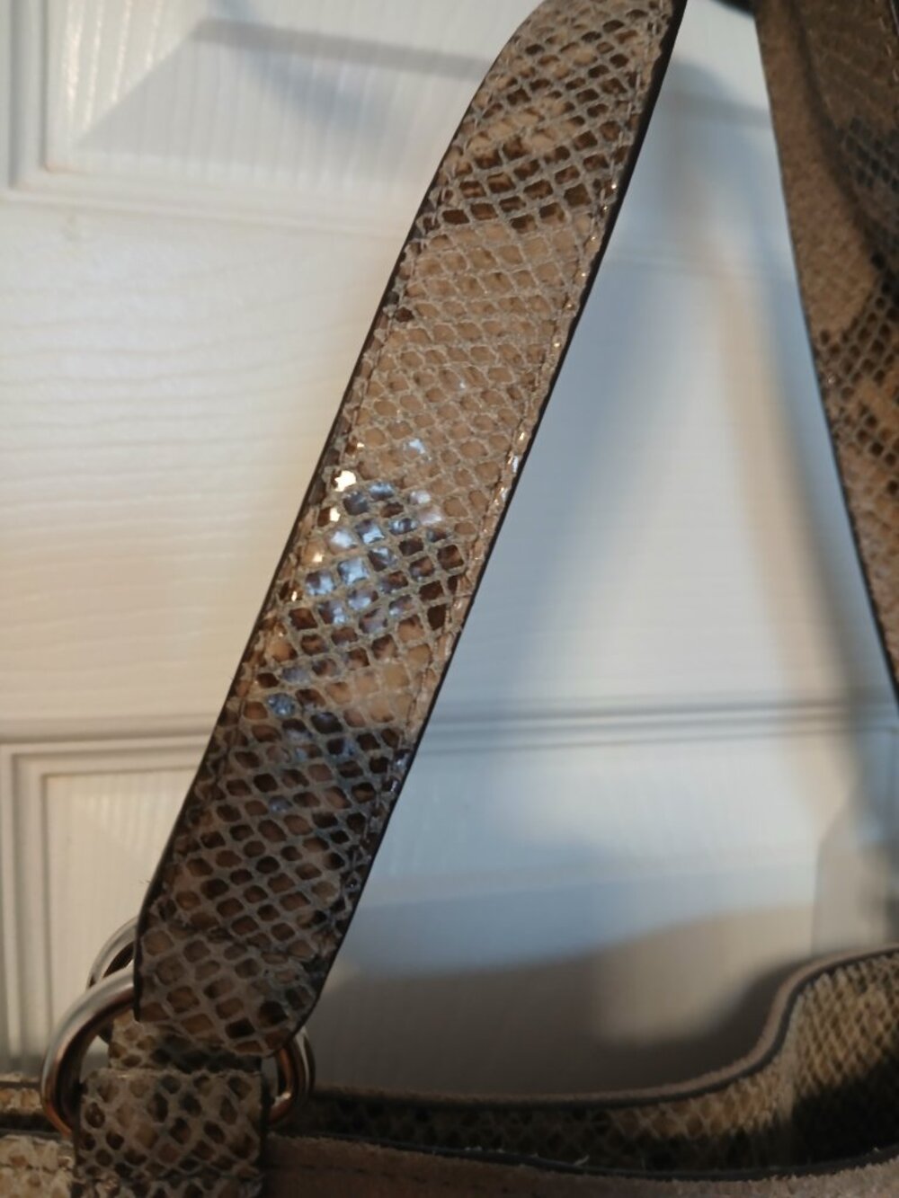 Michael Kors Snake Suede Bag - Picture 6 of 13